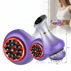4-in-1 Cordless Body Sculpting Massager with Bio-Pulse Heat Red Light & Vibration