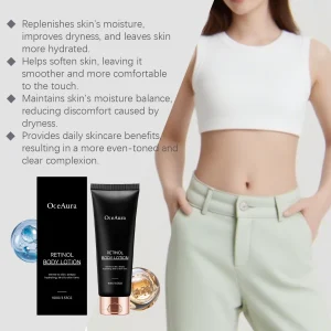 Retinol Body Cream for Gentle Nourishing, Enhance Smoothness, Deep Moisturizing & Improve Skin Texture - Thumbnail Image 6