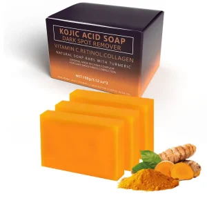 Lemon Turmeric Exfoliating Soap with Curcumin - Thumbnail Image 9