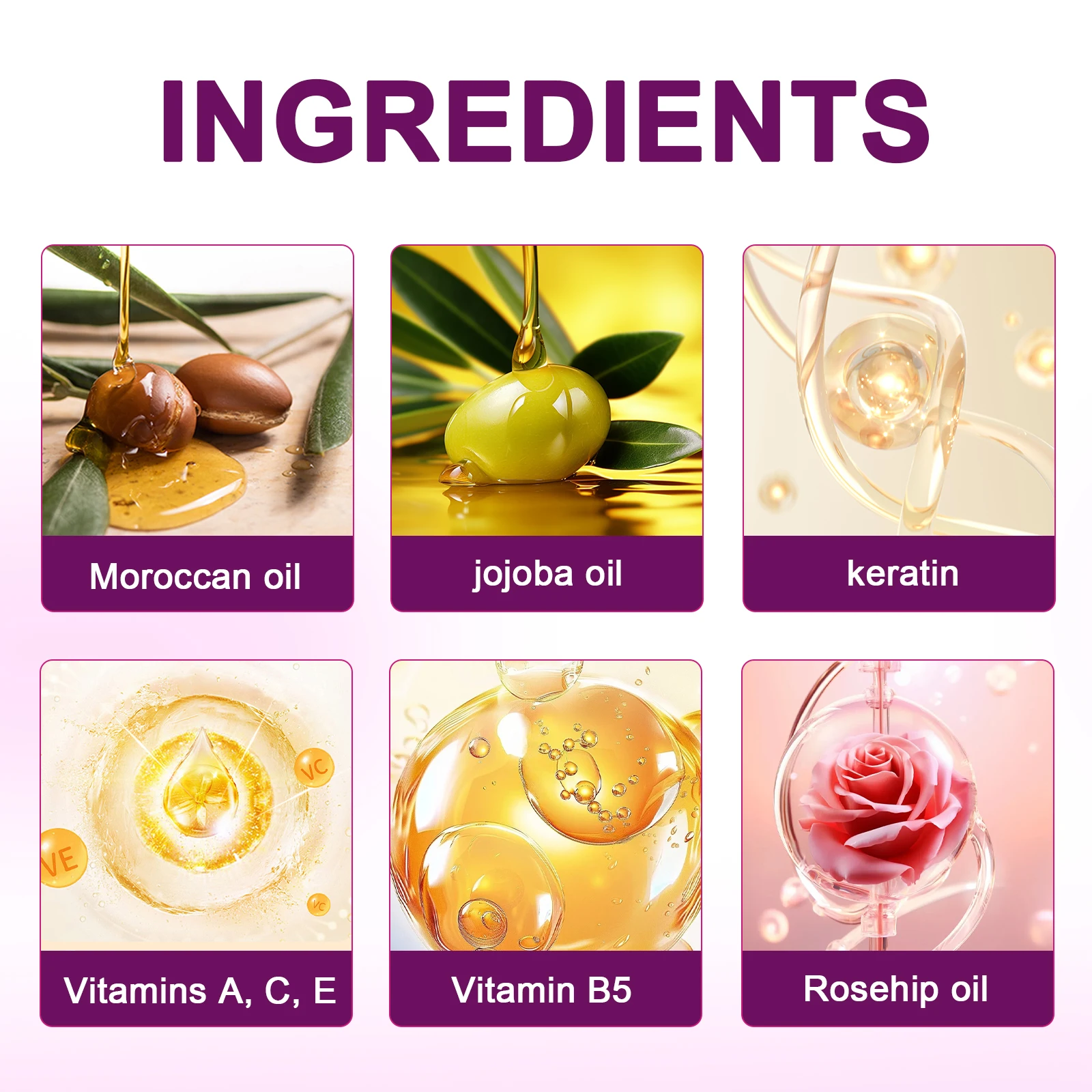 Moisturizing Hair Care Serum for Frizzy Dry Hair - Image 8