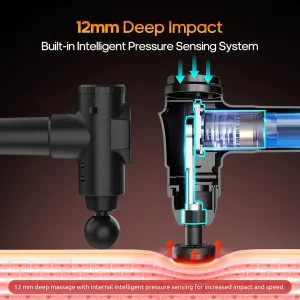 LINGTENG Portable Deep Tissue Massage Gun - Thumbnail Image 4