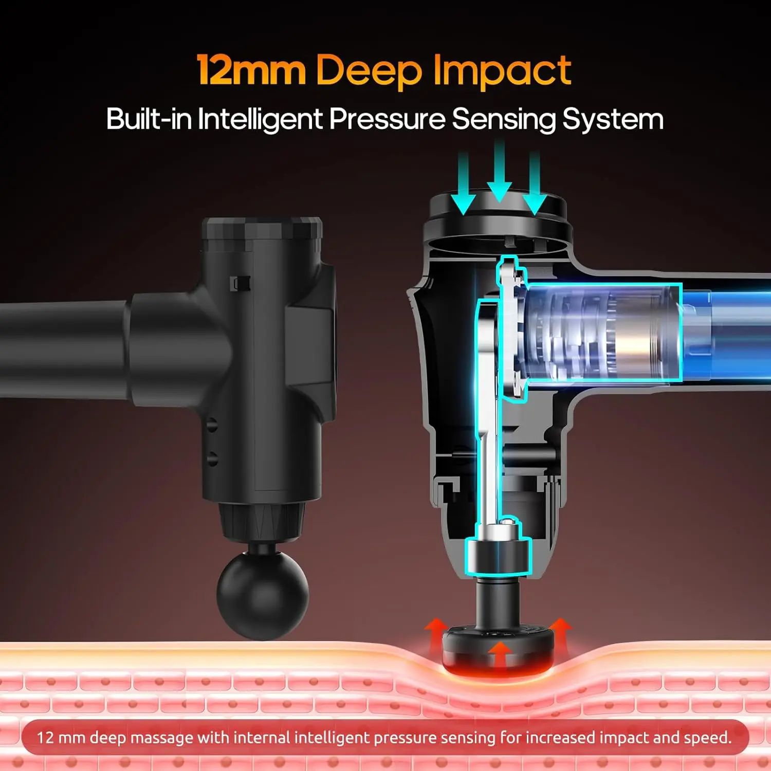 LINGTENG Portable Deep Tissue Massage Gun - Image 4