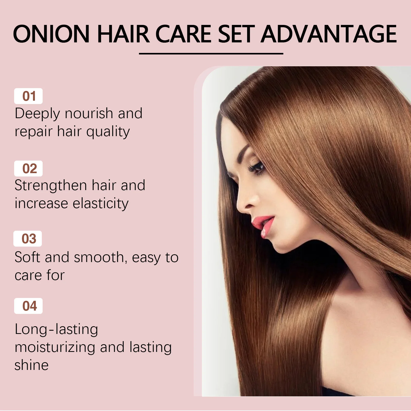 Onion Rosemary Shampoo For Hair Growth and Volumizing Hair Strengthen Conditioner - Image 5