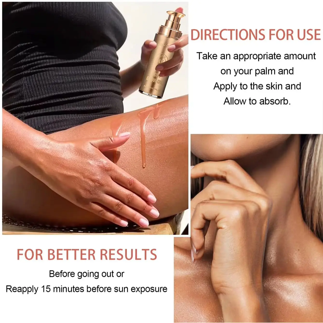 Body Shimmer & Moisturizing Coconut Oil Cream - Image 5