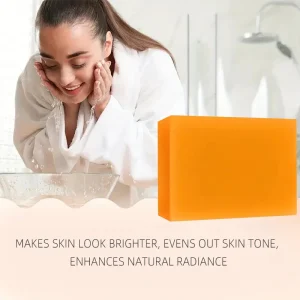 Lemon Turmeric Exfoliating Soap with Curcumin - Thumbnail Image 4