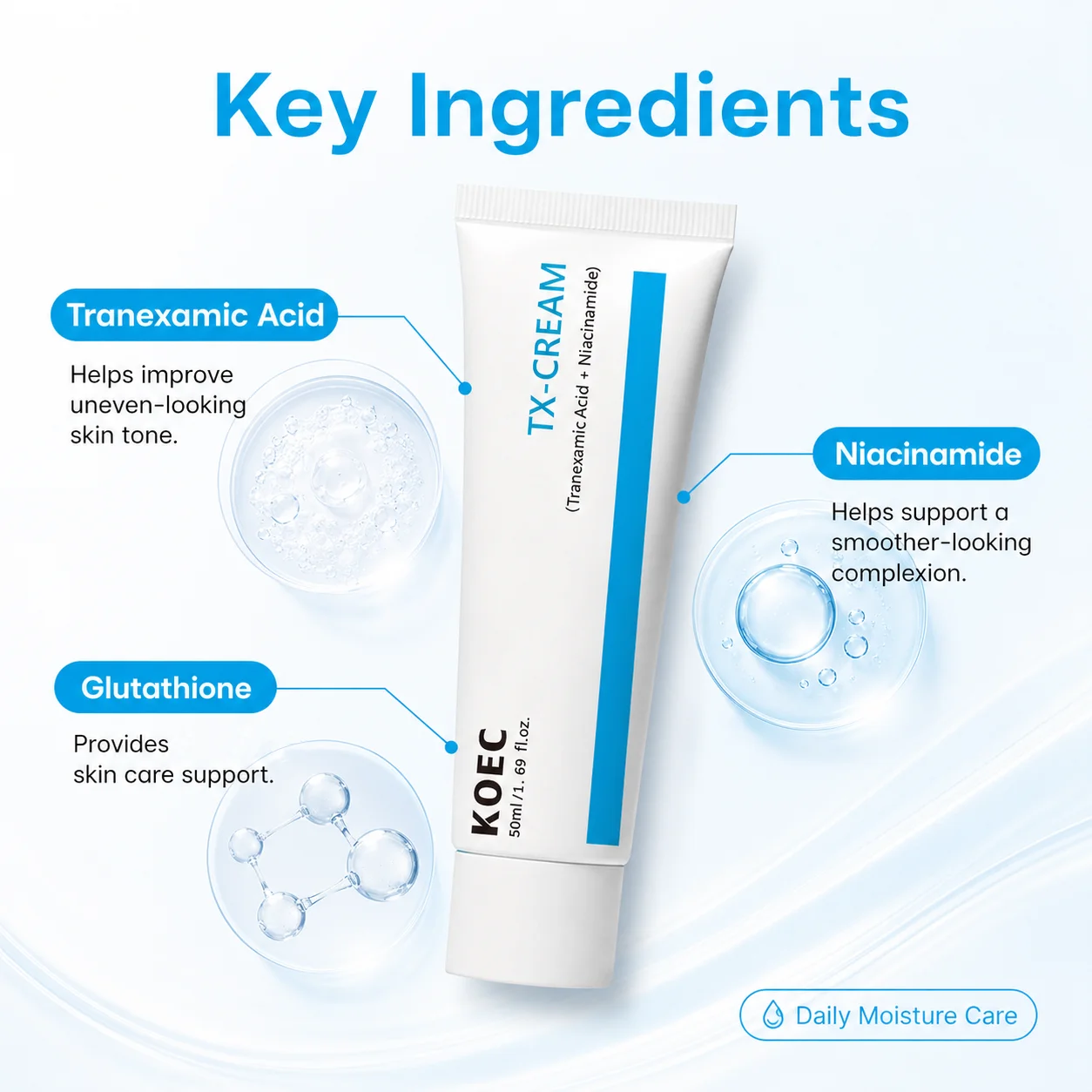 Tranexamic Acid Cream for Dark Spots,|TXA Cream for Brightening & Even-Looking Skin, & Skin Tone Revitalization - Image 2
