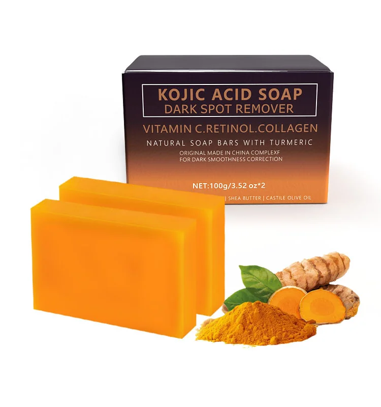 Lemon Turmeric Exfoliating Soap with Curcumin - Image 12
