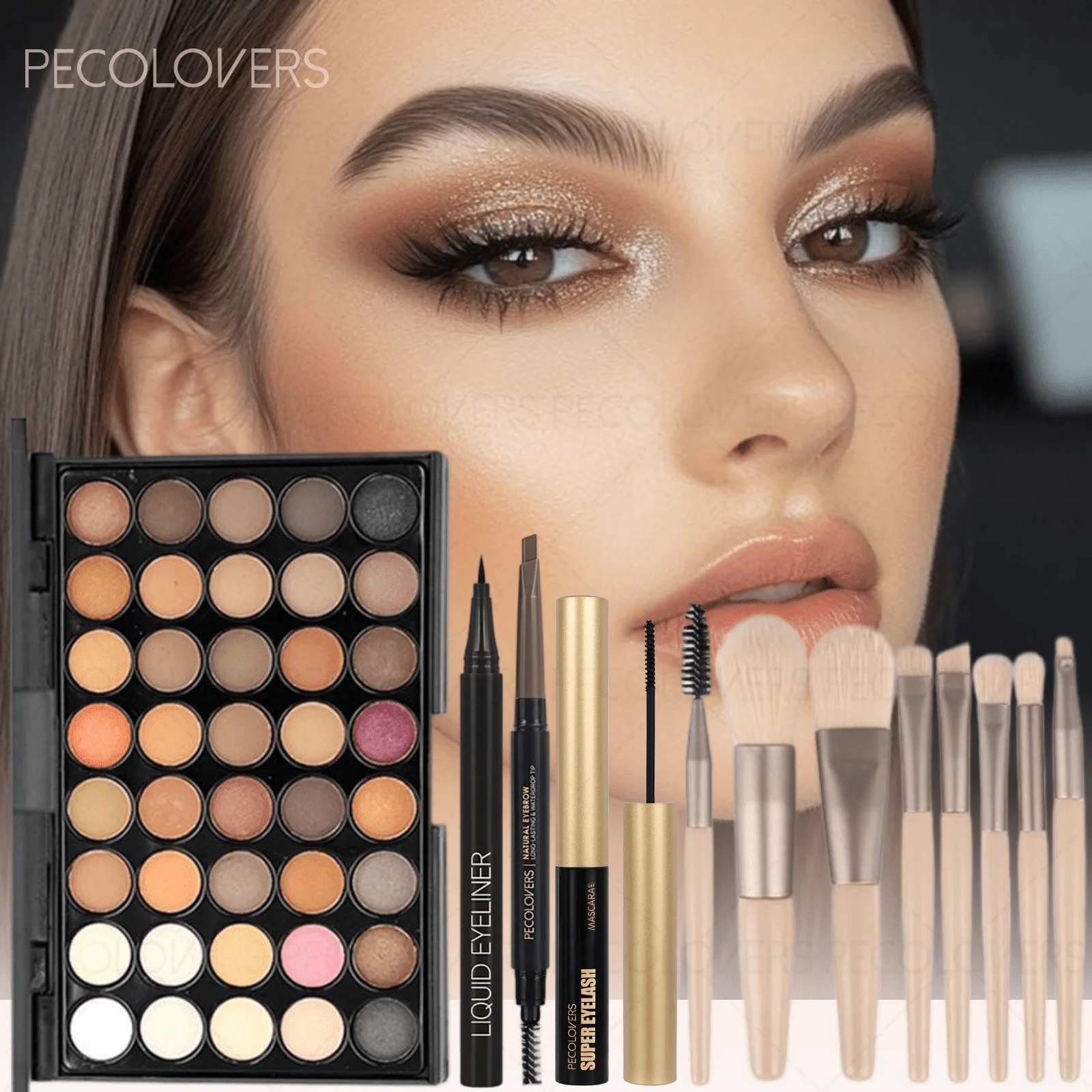 12PCS All-in-One Eye & Brow Makeup Set - Image 1