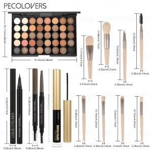 12PCS All-in-One Eye & Brow Makeup Set - Thumbnail Image 4