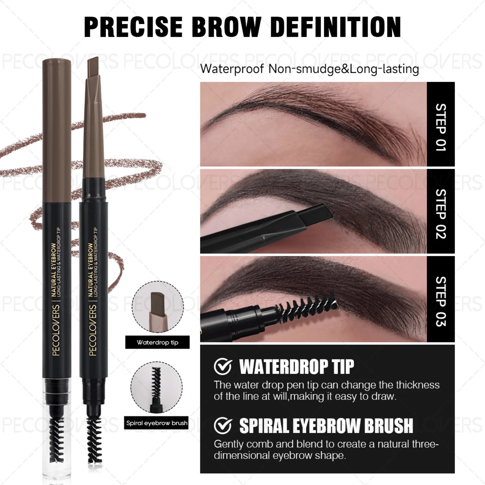12PCS All-in-One Eye & Brow Makeup Set - Image 3
