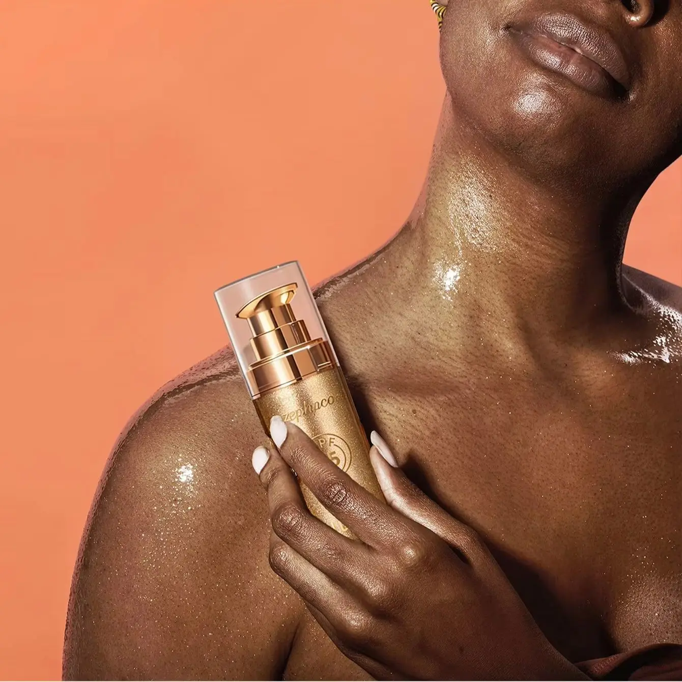 Body Shimmer & Moisturizing Coconut Oil Cream - Image 8