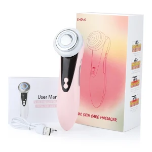 4 in 1 Facial Massager with Red & Blue Light Therapy - Thumbnail Image 7