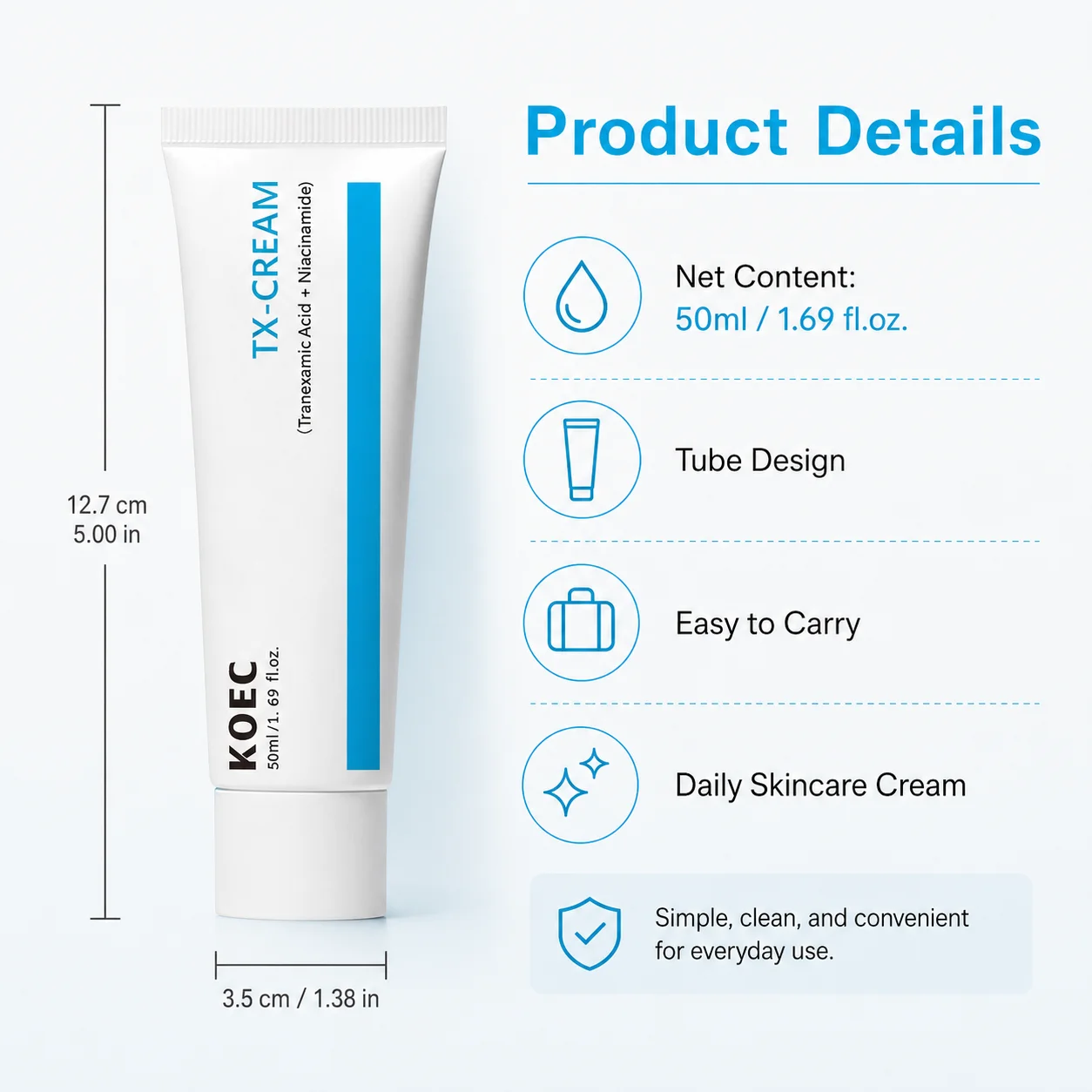 Tranexamic Acid Cream for Dark Spots,|TXA Cream for Brightening & Even-Looking Skin, & Skin Tone Revitalization - Image 5