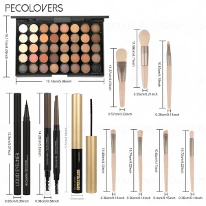 11PCS All-in-One Eye & Brow Makeup Set - Thumbnail Image 4