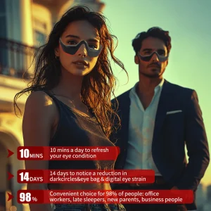 630nm Red Light Eye Massager Glasses - Thumbnail Image 6
