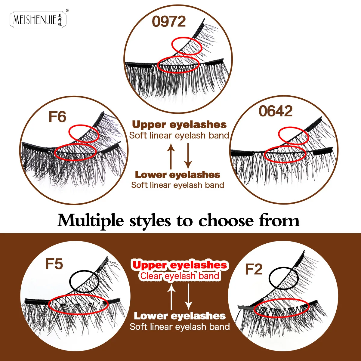 5 Pairs Magnetic Eyelashes with Applicater - Image 6