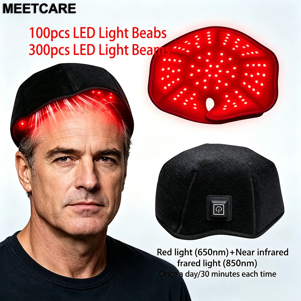 LED Infrared Red Light Therapy Hat - Image 1