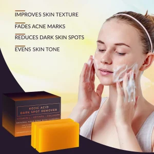 Lemon Turmeric Exfoliating Soap with Curcumin - Thumbnail Image 3
