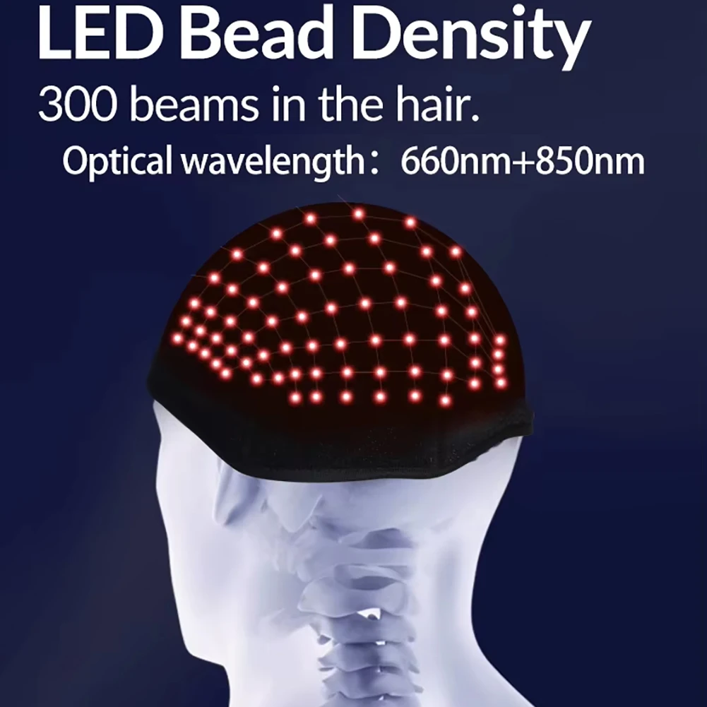 LED Infrared Red Light Therapy Hat - Image 4