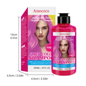 Temporary Hair Color Shampoo with 6 Shades Moisturizing Hair Wash - Thumbnail Image 2