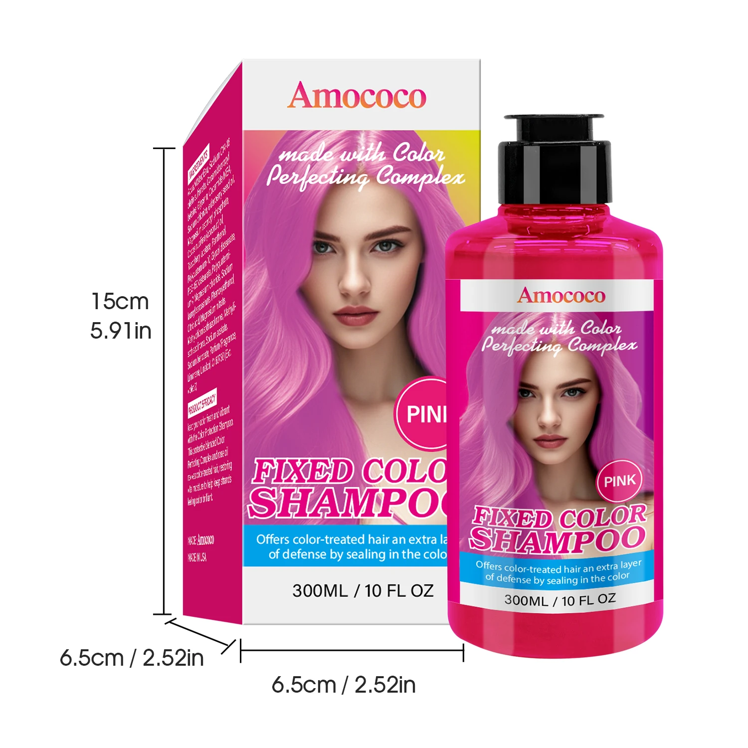 Temporary Hair Color Shampoo with 6 Shades Moisturizing Hair Wash - Image 2