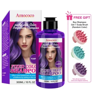 Temporary Hair Color Shampoo with 6 Shades Moisturizing Hair Wash - Thumbnail Image 14