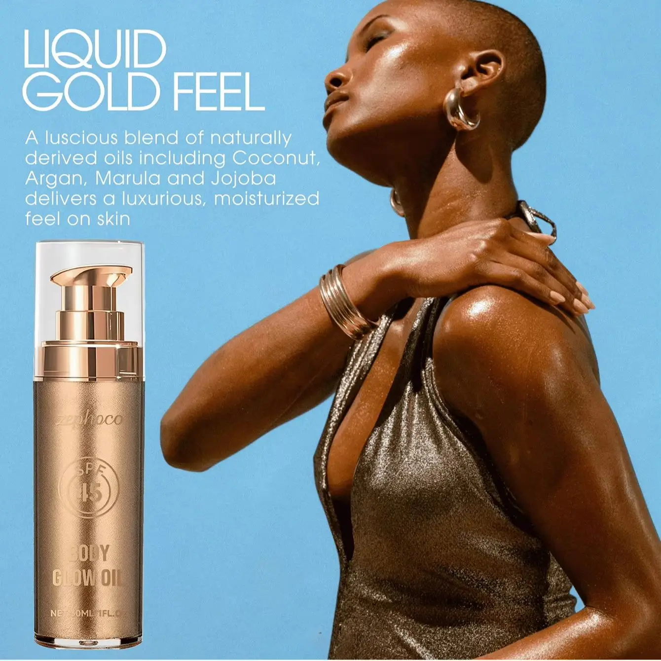 Body Shimmer & Moisturizing Coconut Oil Cream - Image 7