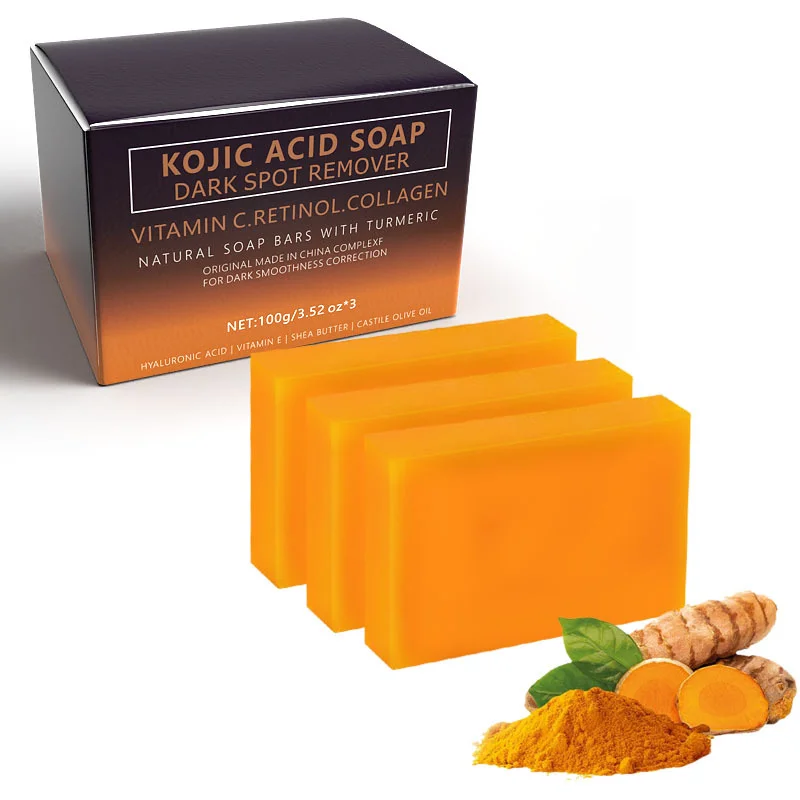 Lemon Turmeric Exfoliating Soap with Curcumin - Image 10