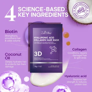 Hyaluronic Acid Collagen Hair Mask - Thumbnail Image 3