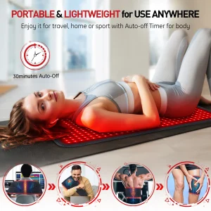 Red Light Therapy Heating Pad for Body - Thumbnail Image 2