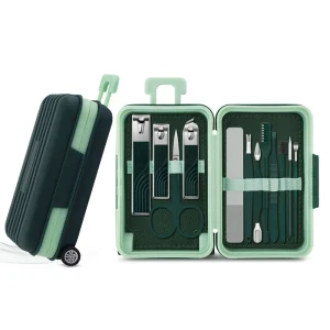 12 Pcs Manicure Set Stainless Steel Nail Clipper Kit - Thumbnail Image 9