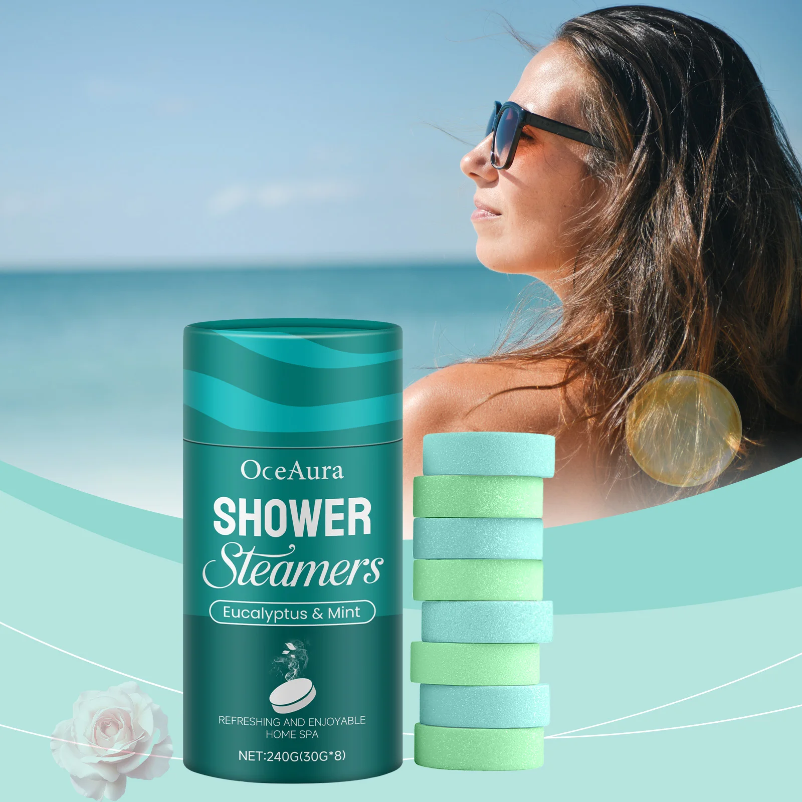 OceAura Shower Steamers Aromatherapy - Image 1