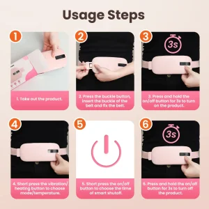 Cordless Heating/Massaging Pad for Waist & Belly - Thumbnail Image 7