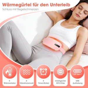 Cordless Heating/Massaging Pad for Waist & Belly - Thumbnail Image 2