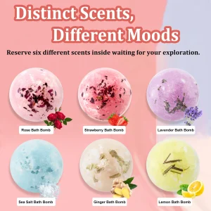 6Pcs Bath Salt Set - Thumbnail Image 3