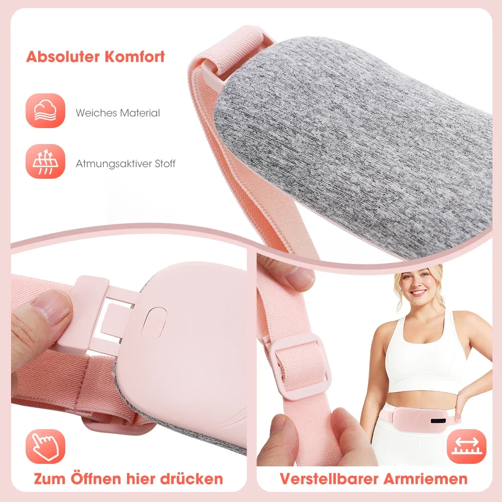 Cordless Heating/Massaging Pad for Waist & Belly - Image 6