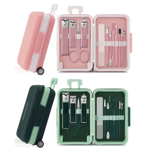 12 Pcs Manicure Set Stainless Steel Nail Clipper Kit - Thumbnail Image 8