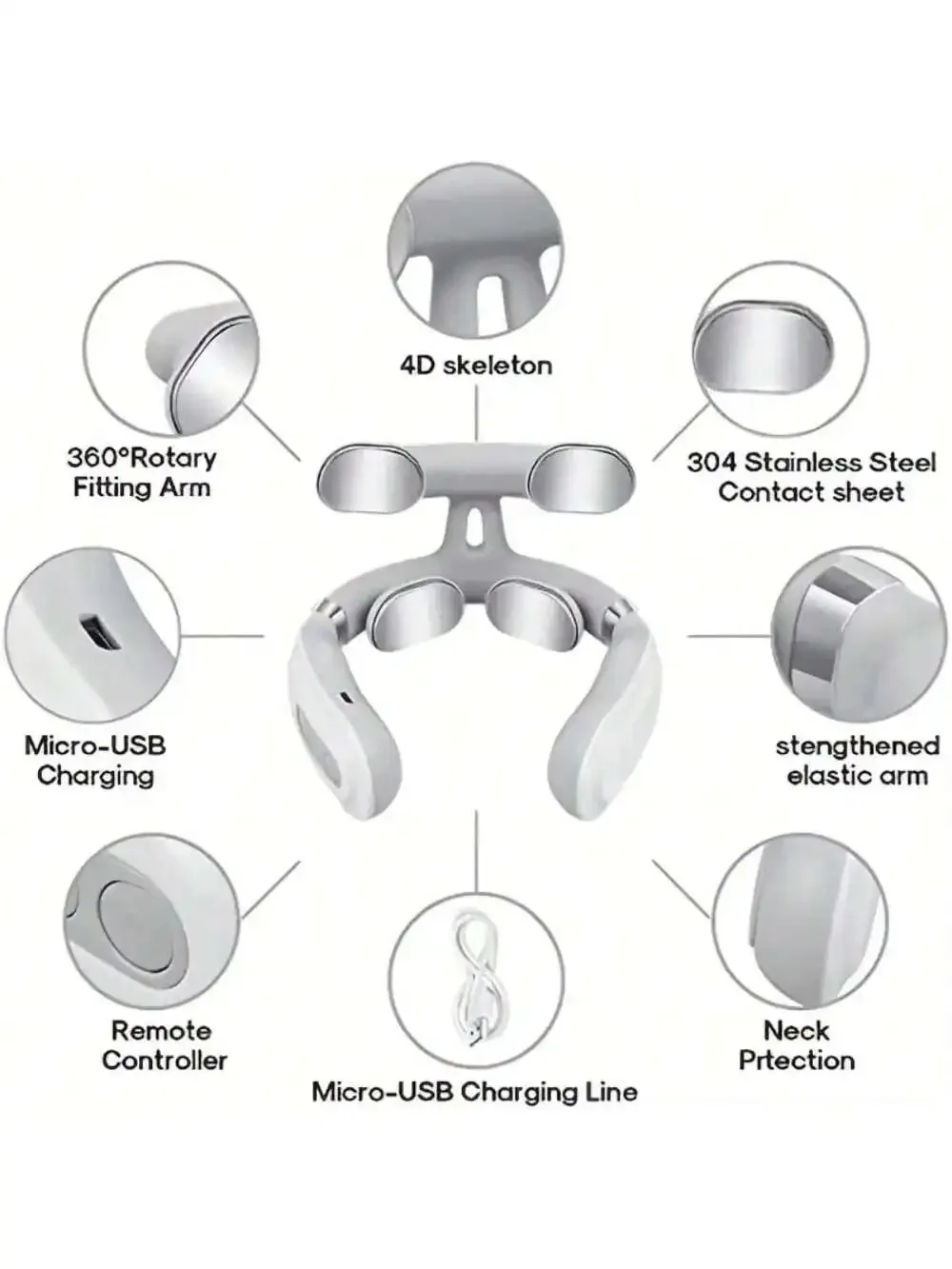 Portable Electric Neck Massager - Image 7